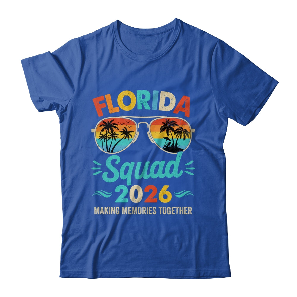 Florida Squad 2026 Vacation Friends Family Matching Group Shirt & Tank Top | siriusteestore