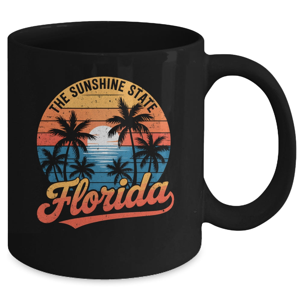 Florida Sunshine State Vintage Florida Sunset Vacation Mug | siriusteestore