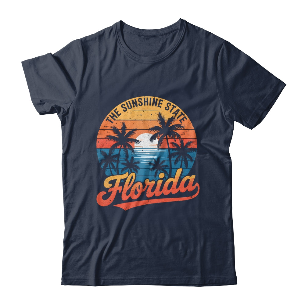 Florida Sunshine State Vintage Florida Sunset Vacation Shirt & Tank Top | siriusteestore