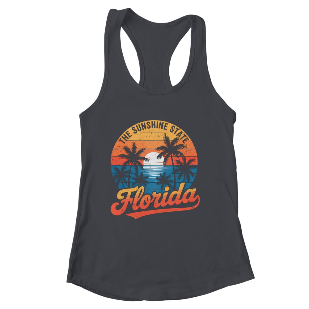 Florida Sunshine State Vintage Florida Sunset Vacation Shirt & Tank Top | siriusteestore