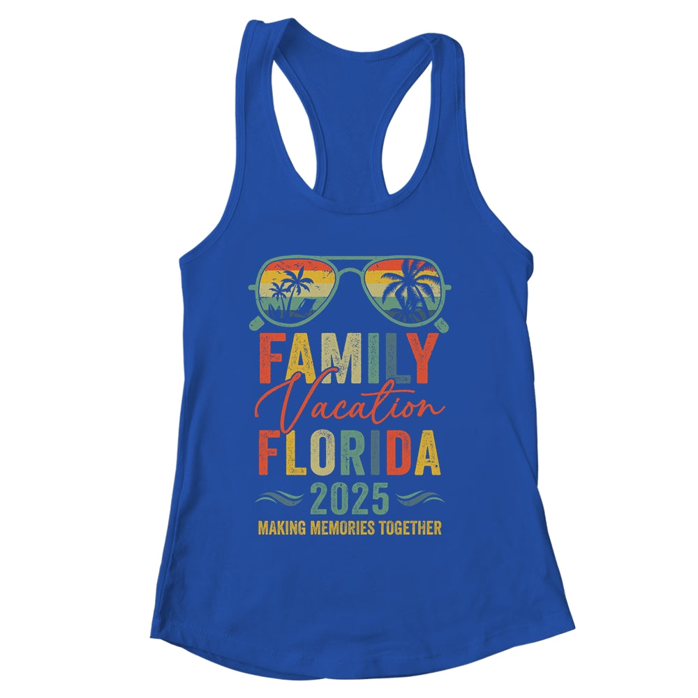 Florida Vacation 2025 Matching Family Group Summer Shirt & Tank Top | siriusteestore