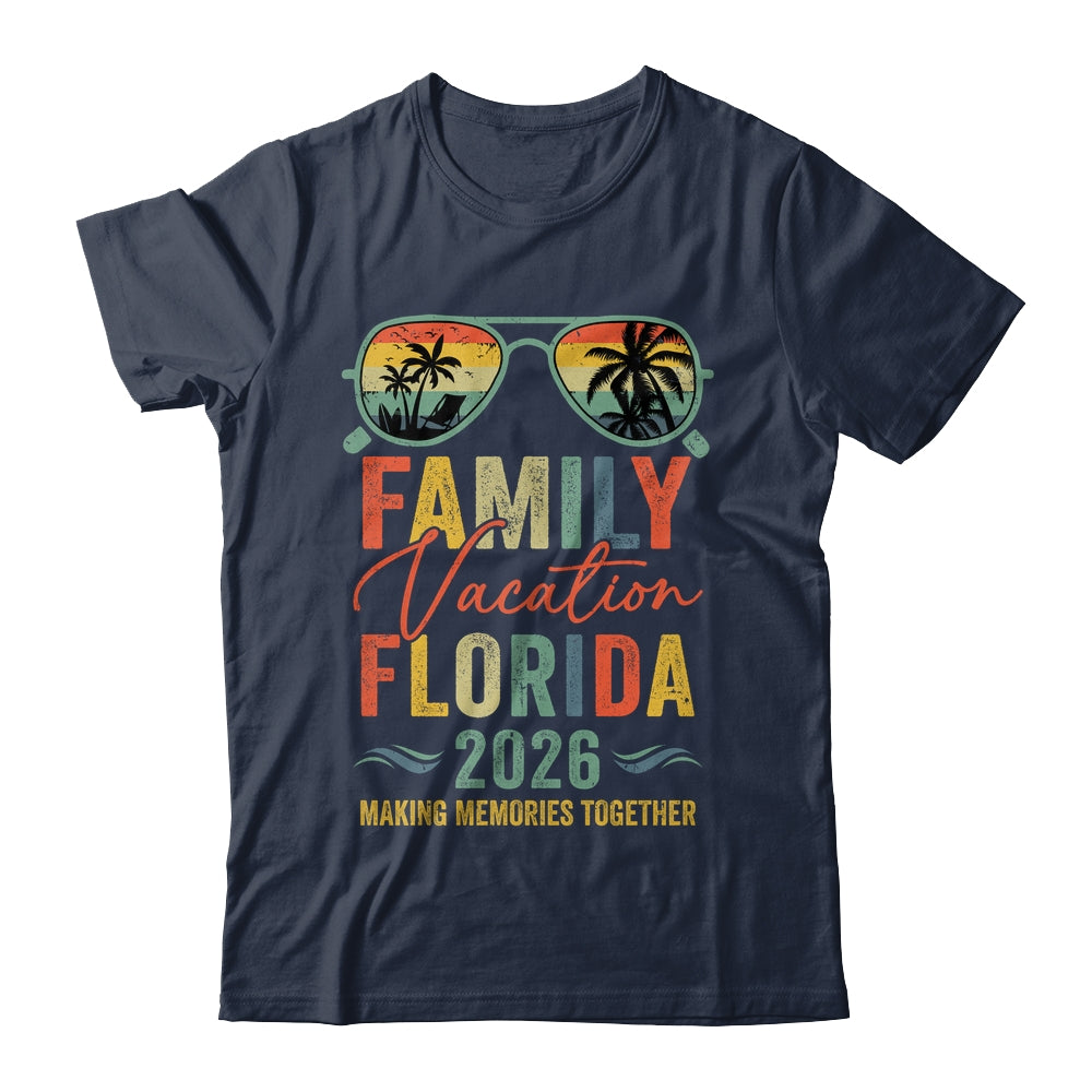 Florida Vacation 2026 Matching Family Group Summer Shirt & Tank Top | siriusteestore
