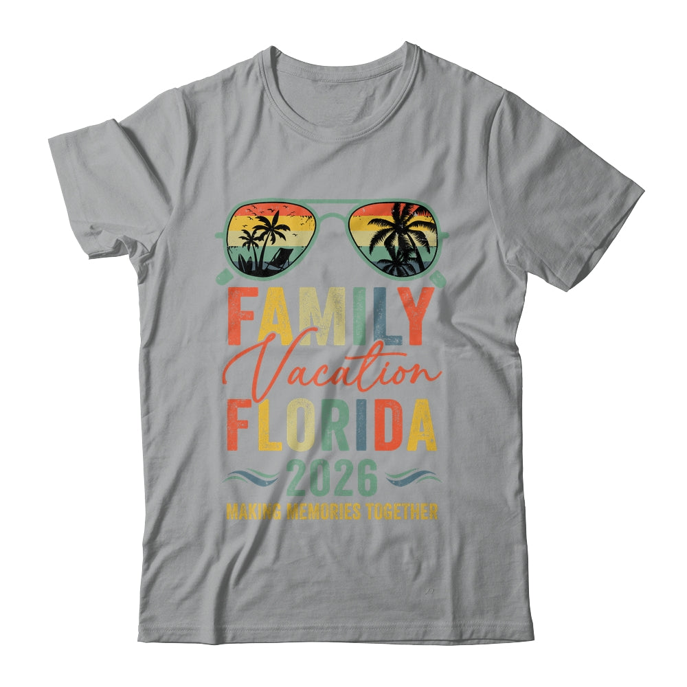 Florida Vacation 2026 Matching Family Group Summer Shirt & Tank Top | siriusteestore