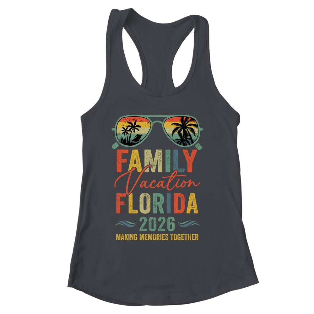 Florida Vacation 2026 Matching Family Group Summer Shirt & Tank Top | siriusteestore