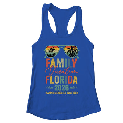 Florida Vacation 2026 Matching Family Group Summer Shirt & Tank Top | siriusteestore