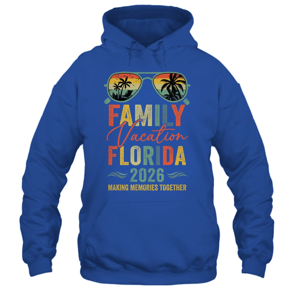 Florida Vacation 2026 Matching Family Group Summer Shirt & Tank Top | siriusteestore