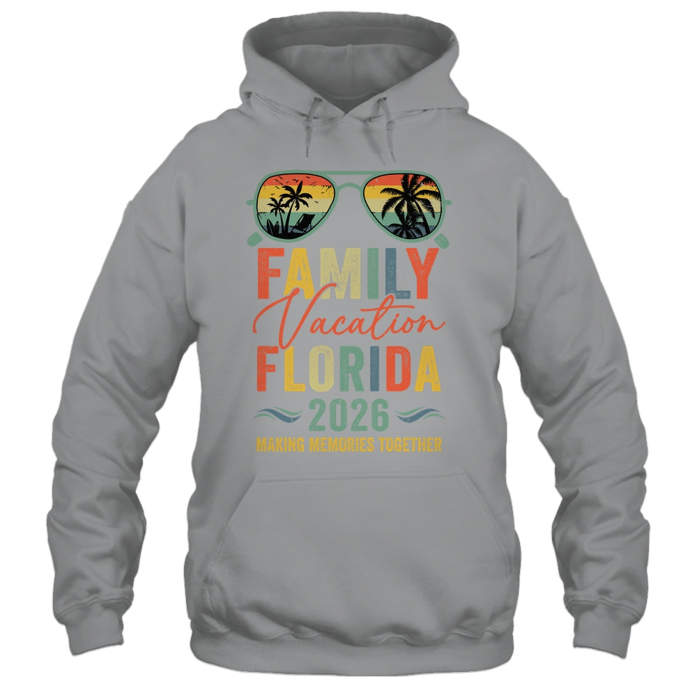 Florida Vacation 2026 Matching Family Group Summer Shirt & Tank Top | siriusteestore