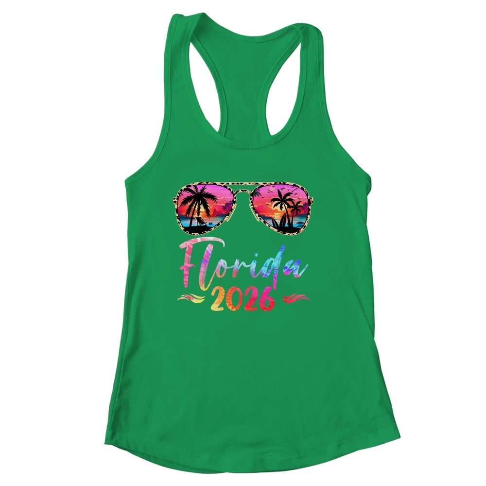 Florida Vacation 2026 Matching Group Family Summer Trip Shirt & Tank Top | siriusteestore
