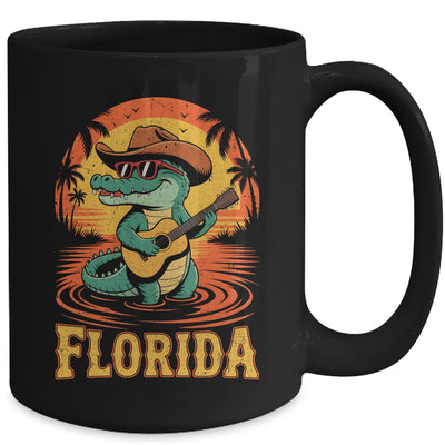 Florida Vacation Vintage Travel Women Men Funny Alligator Mug | siriusteestore