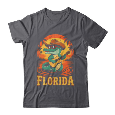 Florida Vacation Vintage Travel Women Men Funny Alligator Shirt & Tank Top | siriusteestore
