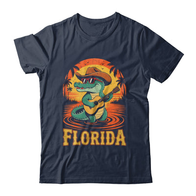 Florida Vacation Vintage Travel Women Men Funny Alligator Shirt & Tank Top | siriusteestore