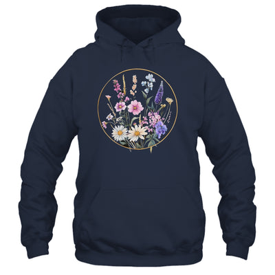 Flower Boho Floral Wildflowers Graphic Funny Women Girls Shirt & Tank Top | siriusteestore