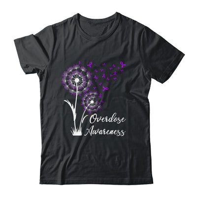 Flower Dandelion Faith Hope Love Purple Overdose Awareness Shirt & Tank Top | siriusteestore