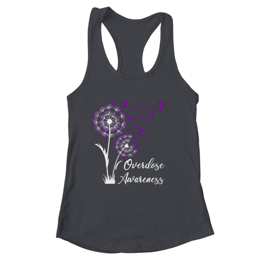 Flower Dandelion Faith Hope Love Purple Overdose Awareness Shirt & Tank Top | siriusteestore