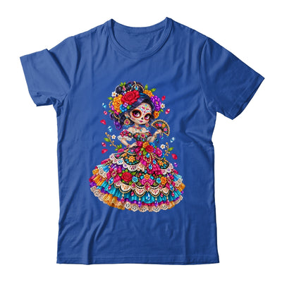 Flower Woman Day Of The Dead Catrina Mexico Skull Women Shirt & Tank Top | siriusteestore