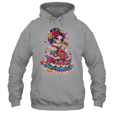 Flower Woman Day Of The Dead Catrina Mexico Skull Women Shirt & Tank Top | siriusteestore