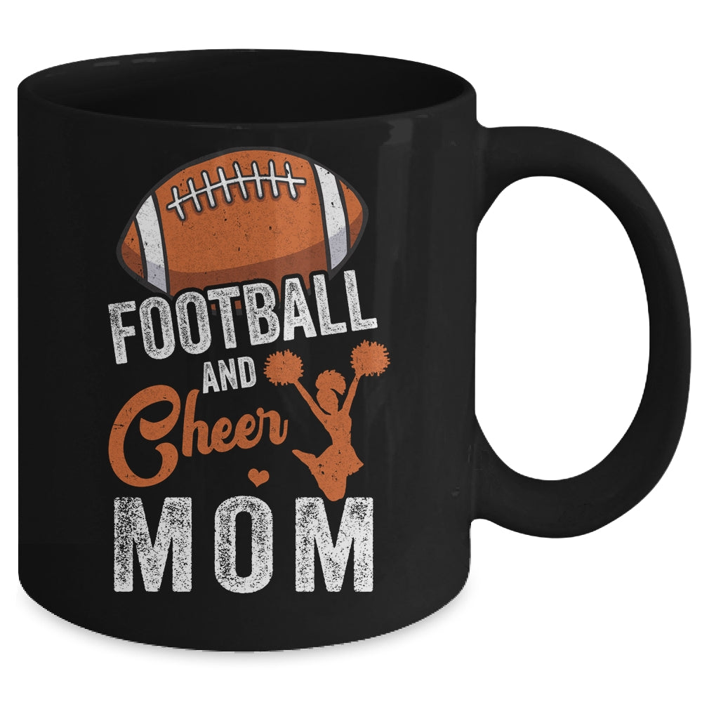 Football Cheer Mom High School Cheerleader Cheerleading Mug | siriusteestore