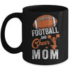 Football Cheer Mom High School Cheerleader Cheerleading Mug | siriusteestore