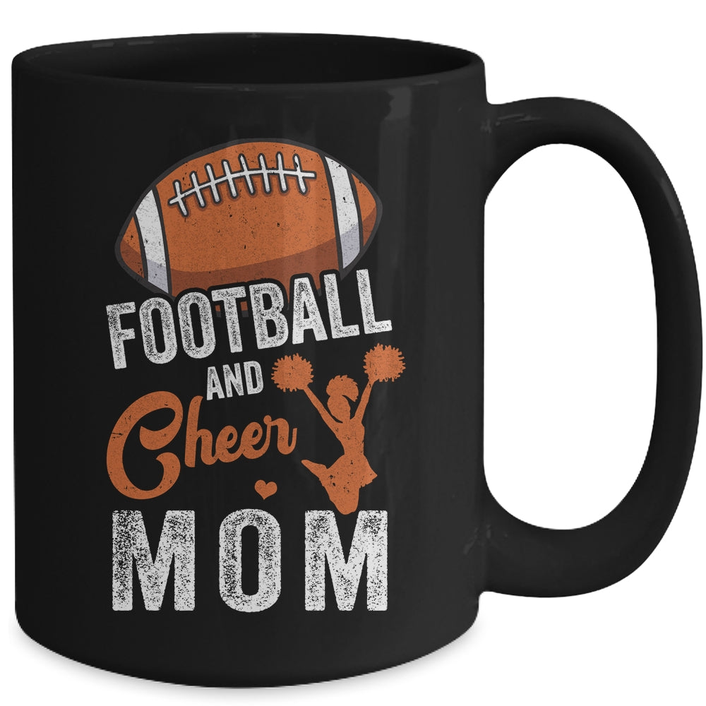 Football Cheer Mom High School Cheerleader Cheerleading Mug | siriusteestore