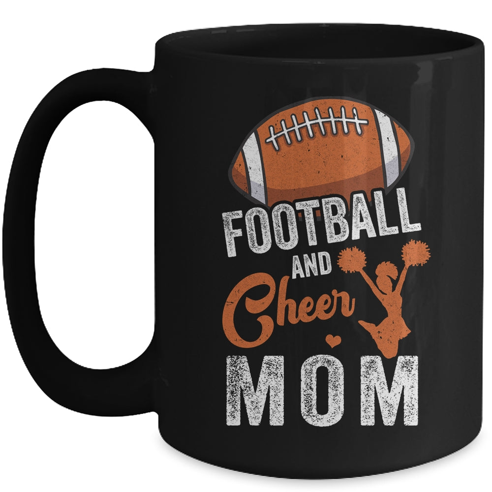 Football Cheer Mom High School Cheerleader Cheerleading Mug | siriusteestore