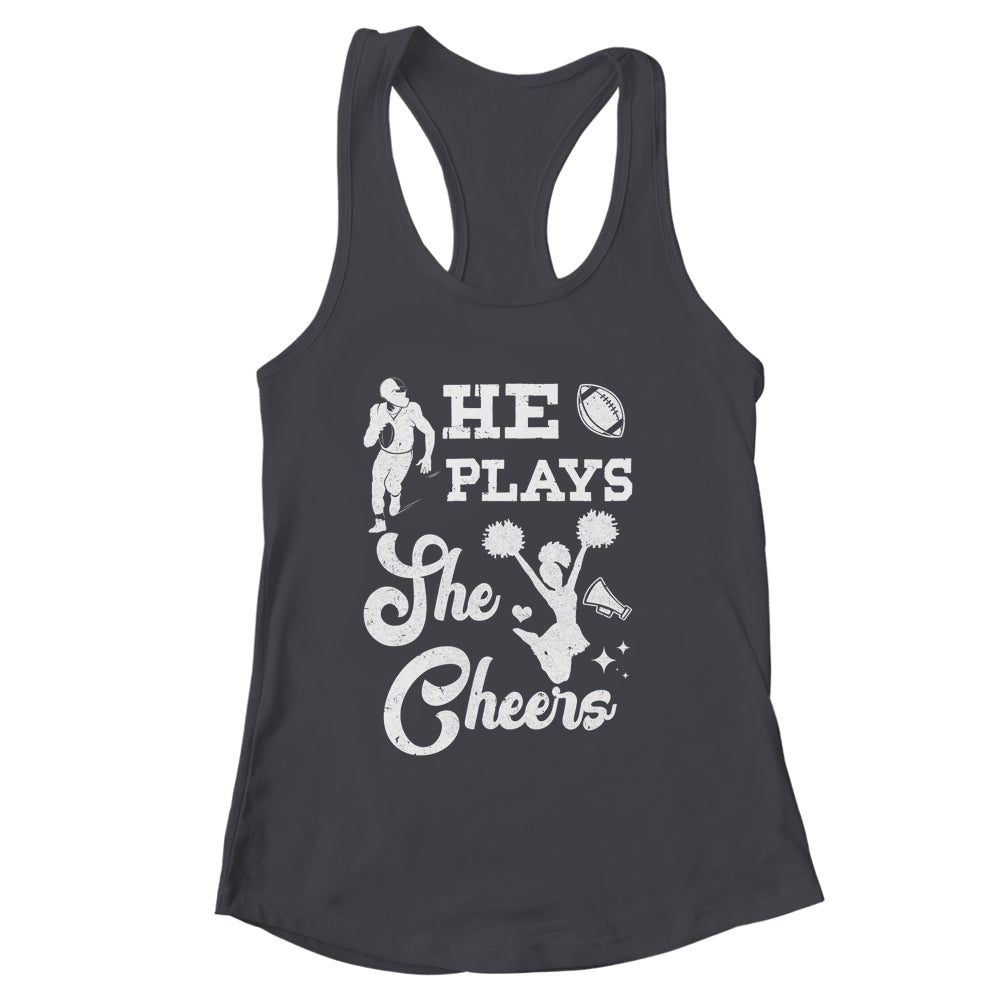 Football Cheer Mom Son Daugher Cheerleading Cheer For Women Shirt & Tank Top | siriusteestore