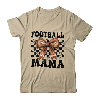 Football Mama Coquette Bow Funny Football Game Day Sport Mom Shirt & Sweatshirt | siriusteestore