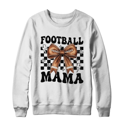 Football Mama Coquette Bow Funny Football Game Day Sport Mom Shirt & Sweatshirt | siriusteestore