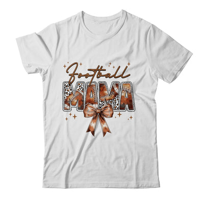 Football Mama Funny Mom Football Touchdown Season Leopard Shirt & Tank Top | siriusteestore