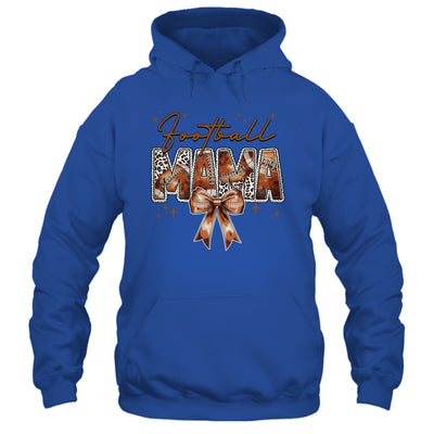 Football Mama Funny Mom Football Touchdown Season Leopard Shirt & Tank Top | siriusteestore