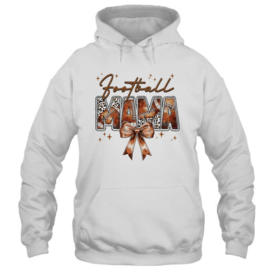 Football Mama Funny Mom Football Touchdown Season Leopard Shirt & Tank Top | siriusteestore