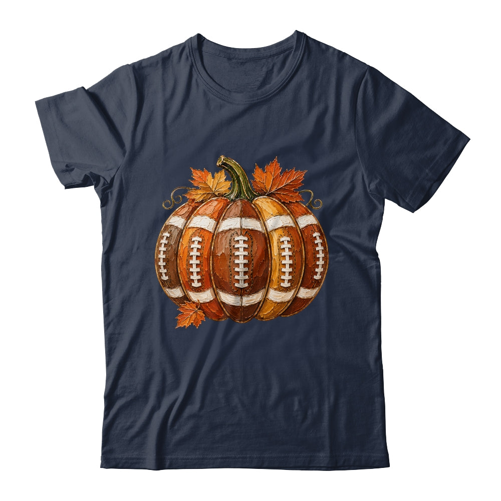 Football Pumpkin Fall Autumn Design Game Day Football Season Shirt & Hoodie | siriusteestore
