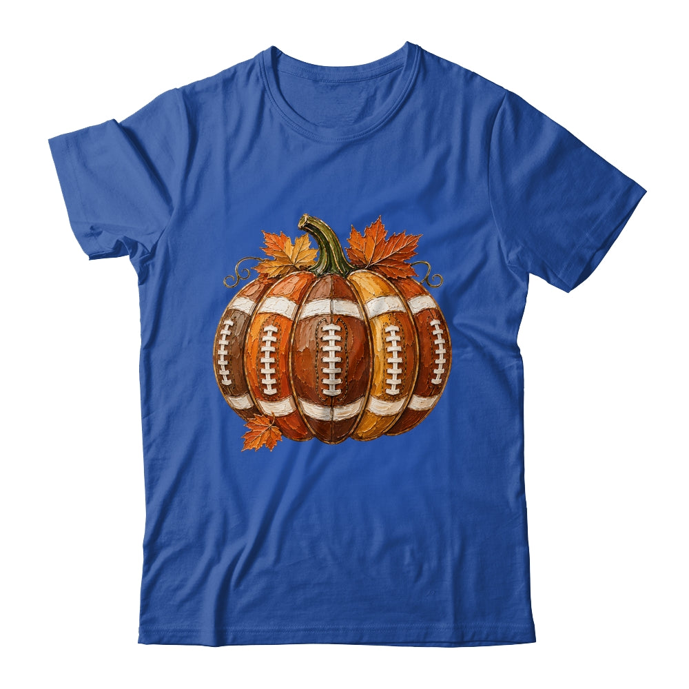 Football Pumpkin Fall Autumn Design Game Day Football Season Shirt & Hoodie | siriusteestore