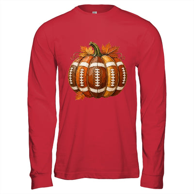 Football Pumpkin Fall Autumn Design Game Day Football Season Shirt & Hoodie | siriusteestore