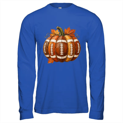 Football Pumpkin Fall Autumn Design Game Day Football Season Shirt & Hoodie | siriusteestore