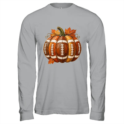 Football Pumpkin Fall Autumn Design Game Day Football Season Shirt & Hoodie | siriusteestore
