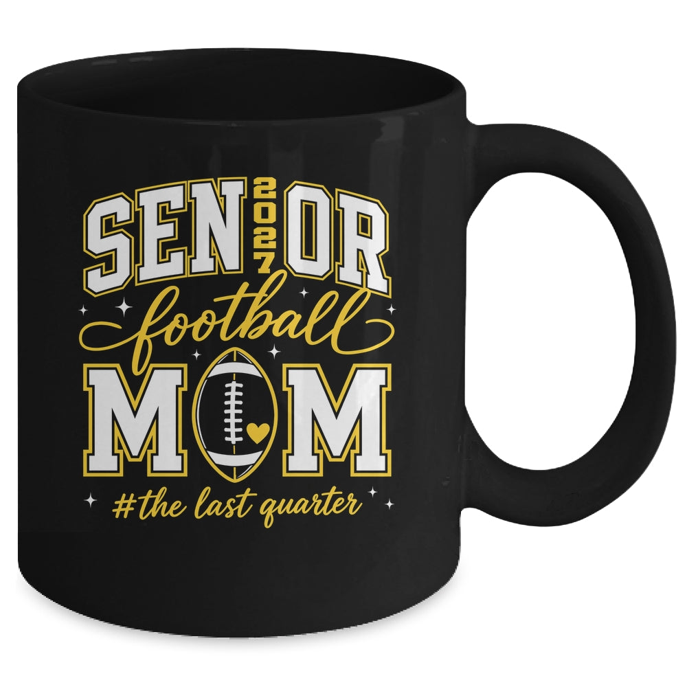 Football Senior Mom Class Of 2027 Graduate Graduation Mug | siriusteestore