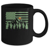 Forest Tree Wildlife Nature Outdoor American USA Flag Forest Mug | siriusteestore