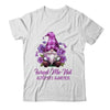 Forget Me Not Purple Alzheimer's Awareness Gnome Flower Shirt & Hoodie | siriusteestore