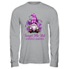 Forget Me Not Purple Alzheimer's Awareness Gnome Flower Shirt & Hoodie | siriusteestore