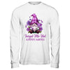 Forget Me Not Purple Alzheimer's Awareness Gnome Flower Shirt & Hoodie | siriusteestore