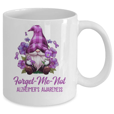 Forget Me Not Purple Alzheimer's Awareness Gnome Flower Mug | siriusteestore
