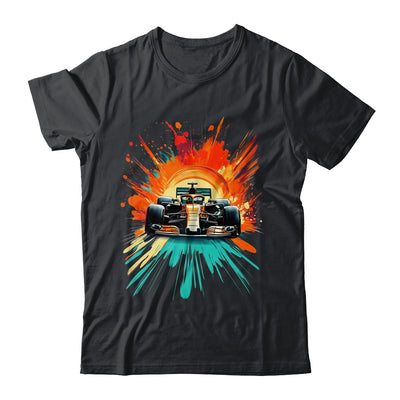 Formula Racing Open Wheel Race Car On Racing Track Shirt & Hoodie | siriusteestore