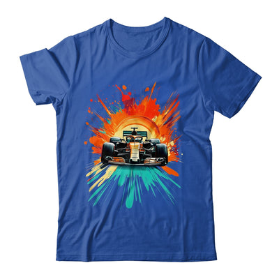 Formula Racing Open Wheel Race Car On Racing Track Shirt & Hoodie | siriusteestore