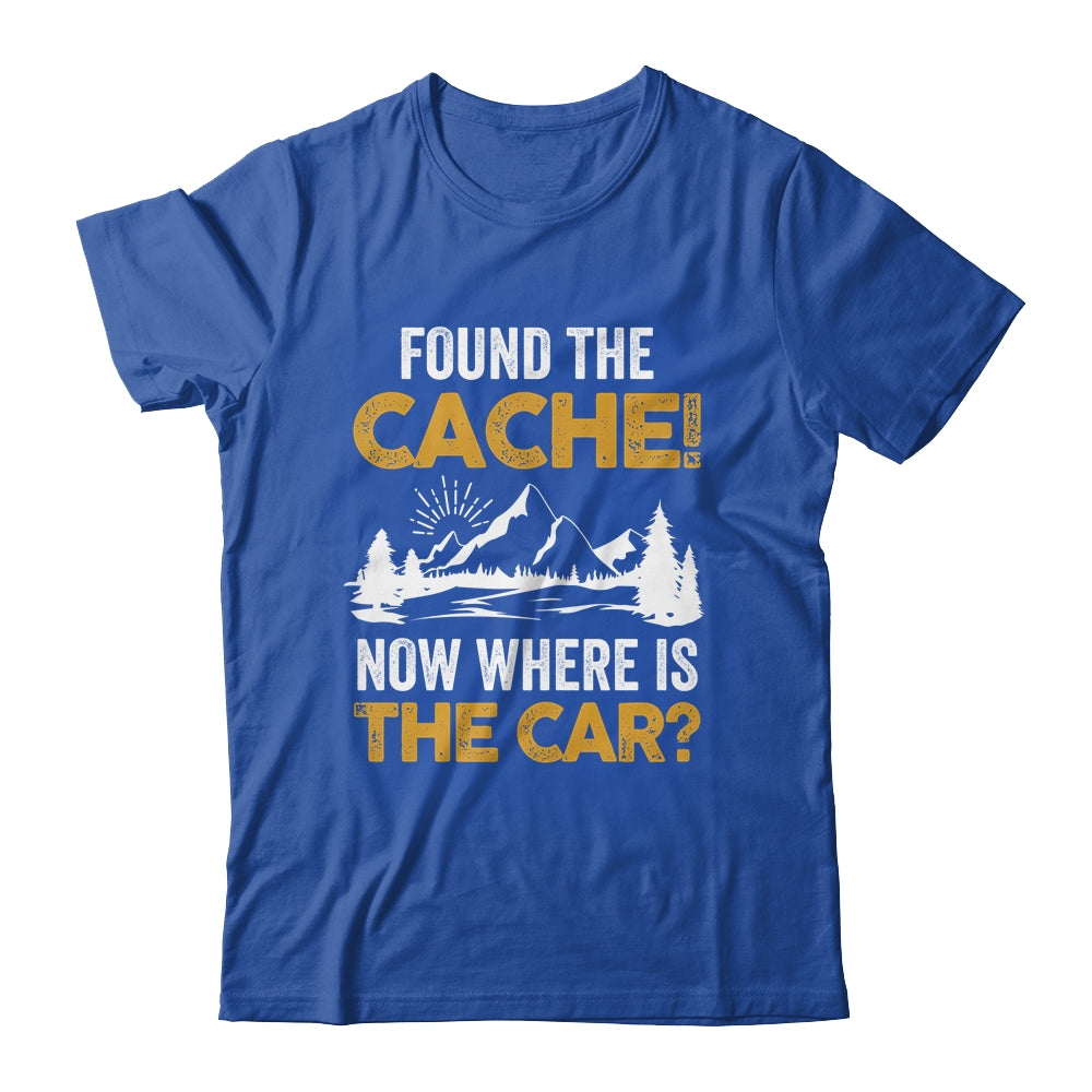 Found The Cache Geocacher Geocaching GPS Tracking Shirt & Hoodie | siriusteestore