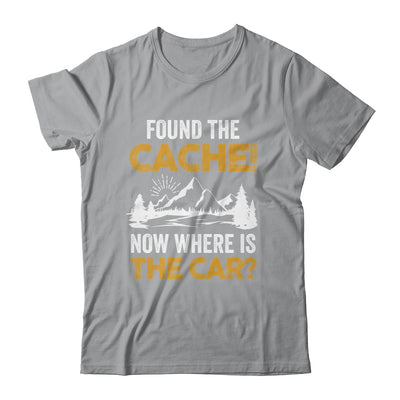 Found The Cache Geocacher Geocaching GPS Tracking Shirt & Hoodie | siriusteestore