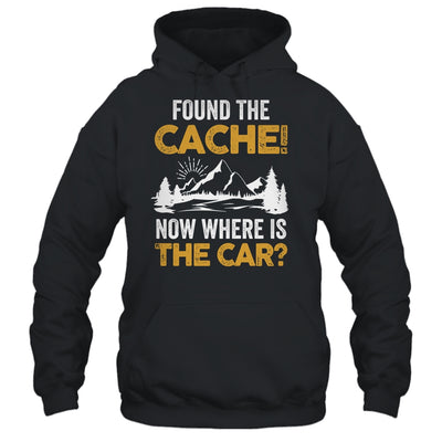 Found The Cache Geocacher Geocaching GPS Tracking Shirt & Hoodie | siriusteestore
