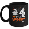Four Ever Spooky Birthday Decorations Halloween 4th Birthday Mug | siriusteestore