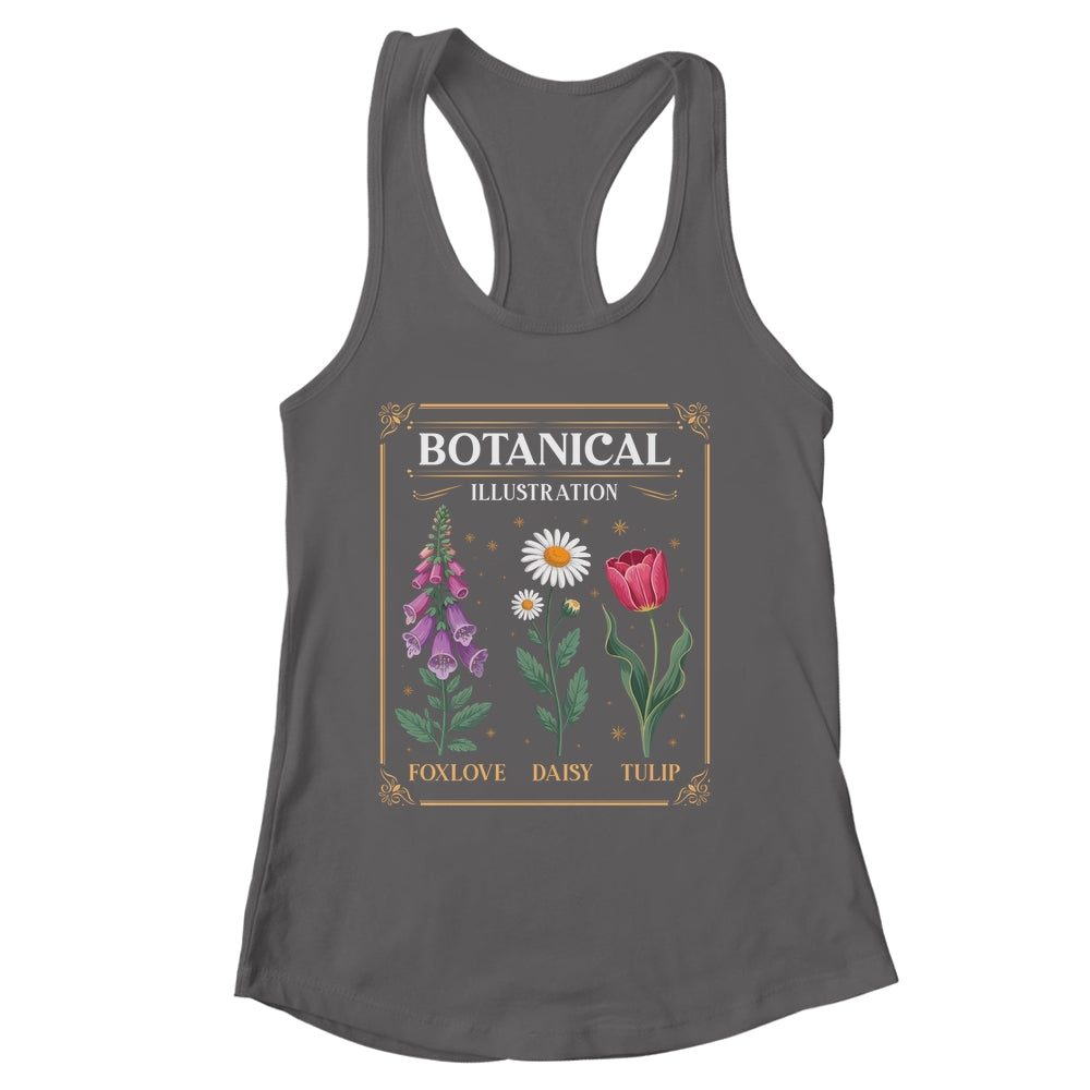 Foxglove Daisy Tulip Field Vibe Vintage Flower Arrangement Women Shirt & Tank Top | siriusteestore