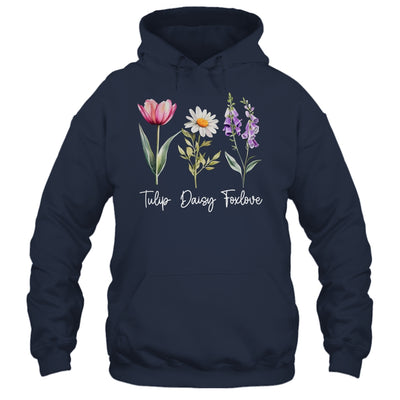 Foxglove Daisy Tulip Floral Flower Mom Grandma Women Shirt & Tank Top | siriusteestore