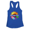 Free Aunt Hugs LGBTQ LGBT Pride Daisy Rainbow Flower Shirt & Tank Top | siriusteestore